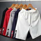 Bermuda Masculina Classic Comfort Garenzi GZ518 em poliéster, com cintura elástica, caimento ajustado e visual moderno para o dia a dia.