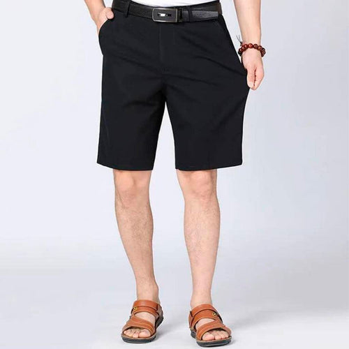 Bermuda Masculina Classic Comfort Garenzi GZ517 confeccionada em brim premium, com caimento ajustado, visual elegante e conforto para uso diário.