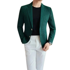 Blazer Masculino Noble Garenzi GZ051 confeccionado em algodão egípcio, com caimento elegante, acabamento impecável e visual sofisticado.