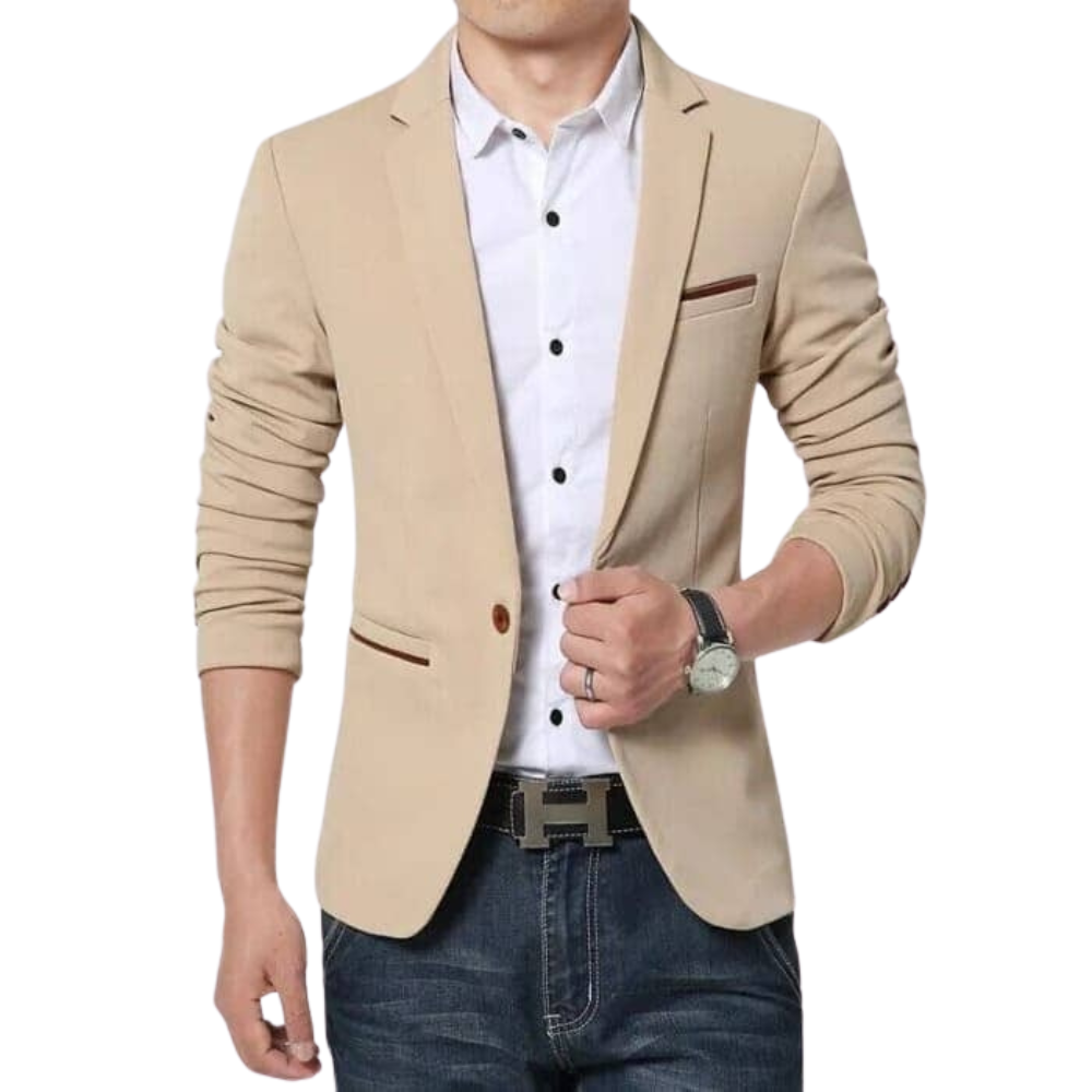 Blazer Masculino Scobar Garenzi GZ053 confeccionado com materiais de excelência, caimento impecável, acabamento primoroso e visual sofisticado.