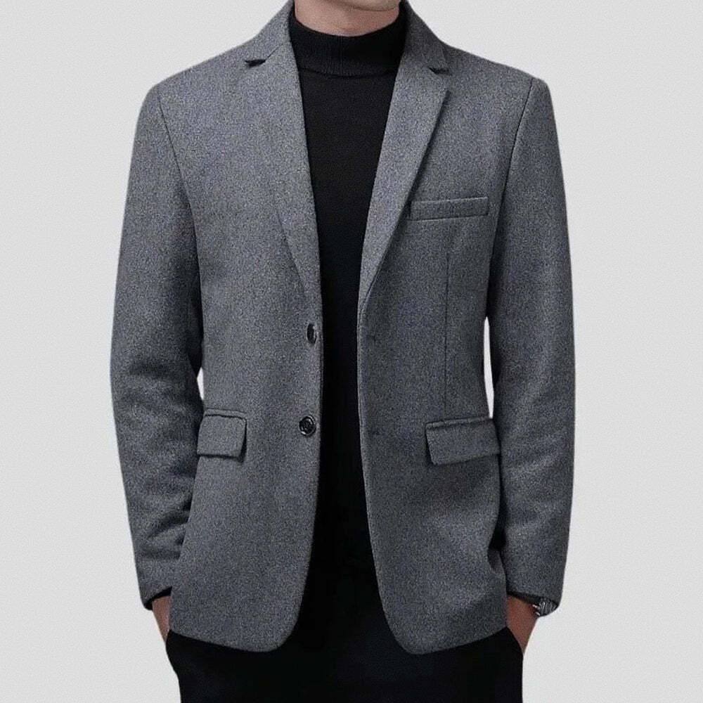 Blazer Masculino Slim Herrera Garenzi GZ061 confeccionado com materiais de alta qualidade, modelagem slim fit e visual sofisticado.