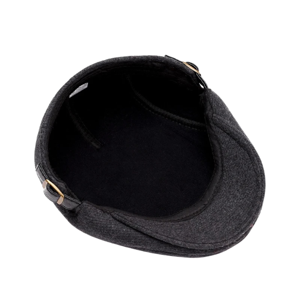 Boina Masculina Ajustável France Garenzi GZ267 com ajuste interno, design francês clássico, material de qualidade e visual elegante.