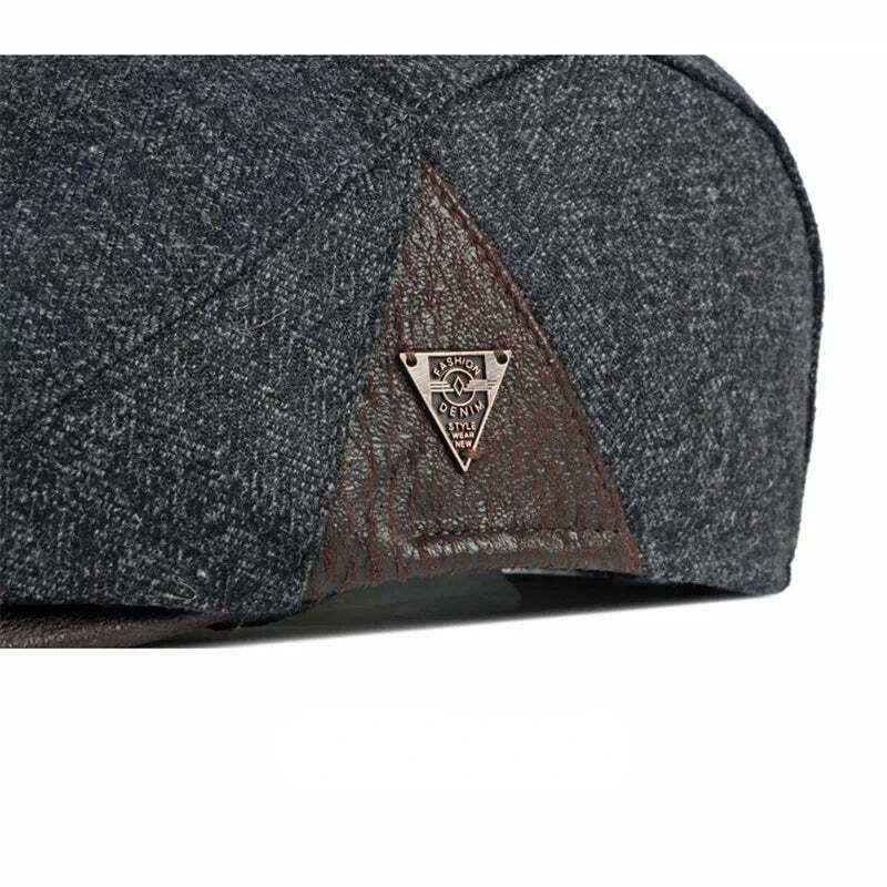 Boina Masculina Cabbie Retrô Garenzi GZ274 em algodão e poliéster, ajuste confortável, design clássico e visual elegante.