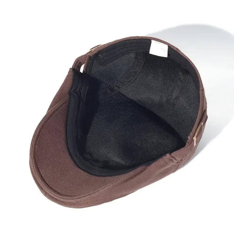 Boina Masculina Italiana em Algodão Garenzi GZ265 com algodão premium, design italiano clássico, ajuste ergonômico e visual elegante.