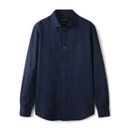 Camisa de Linho Lisa Masculina Garenzi GZ790 confeccionada em linho premium, com caimento impecável, toque leve e visual sofisticado.