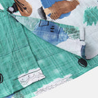 Camisa Manga Curta Mirage Garenzi GZ588 com tecido leve e respirável, estampas abstratas modernas e caimento confortável.