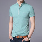 Camisa Polo Masculina Beyond Garenzi GZ079 confeccionada em algodão e poliéster, com caimento confortável, toque suave e visual clássico.