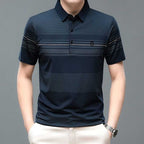 Camisa Polo Masculina Coudy Garenzi GZ077 confeccionada em algodão e poliéster, com caimento confortável, visual clássico e toque suave.