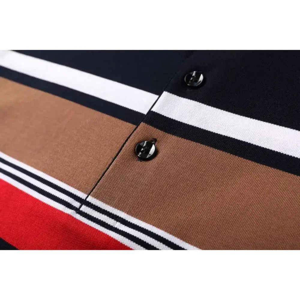 Camisa Polo Masculina Prestige Garenzi GZ081 confeccionada em algodão e poliéster, com caimento ajustado, toque suave e visual sofisticado.