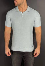 Camisa Polo Texture Premium Garenzi masculina com tecido texturizado, caimento moderno e acabamento refinado para uso casual e elegante