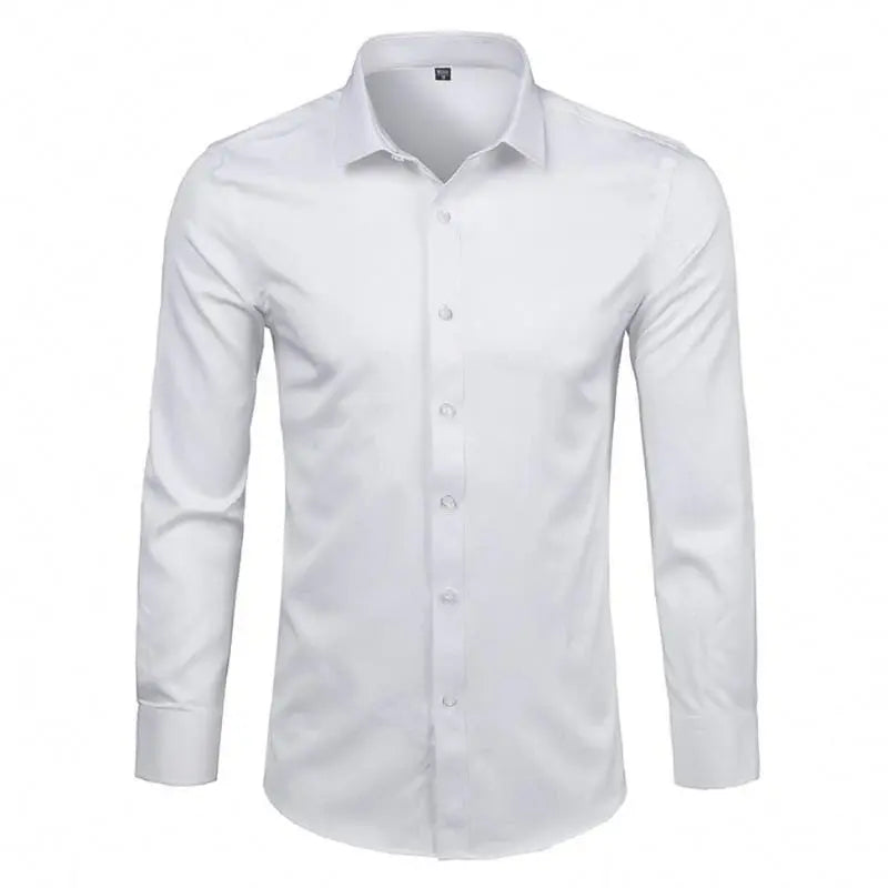 Camisa Social Masculina Garenzi GZ011 confeccionada em tecido tecnológico, com acabamento anti-odor, caimento alinhado e visual elegante.