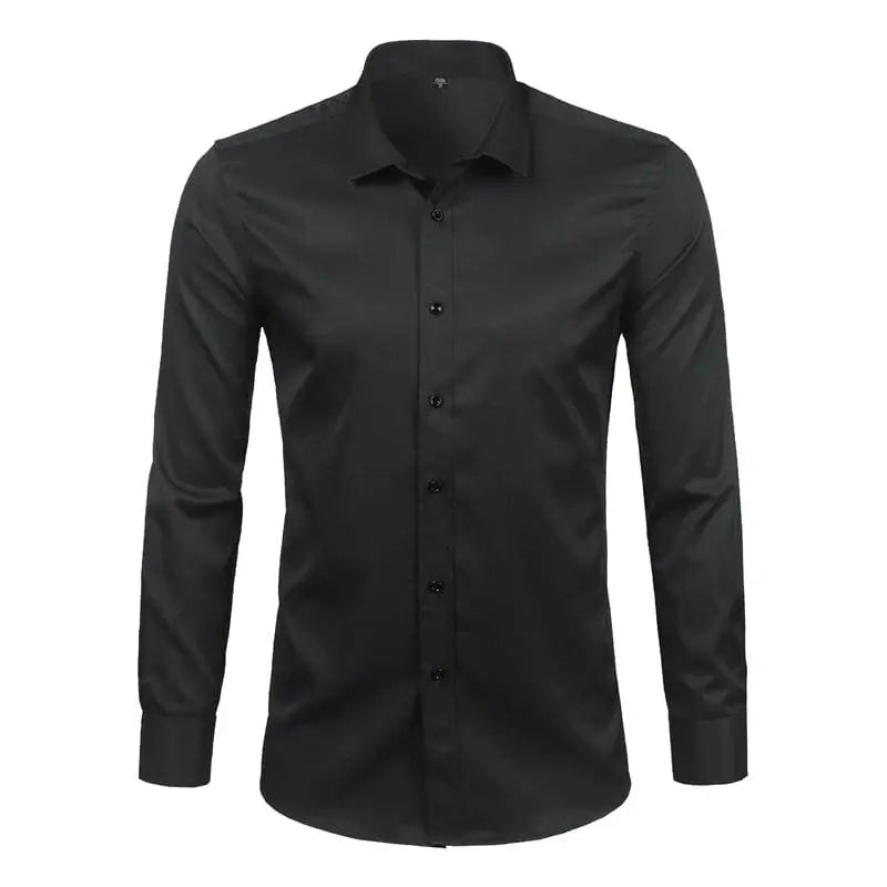Camisa Social Masculina Garenzi GZ011 confeccionada em tecido tecnológico, com acabamento anti-odor, caimento alinhado e visual elegante.