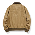 Jaqueta Bomber Vintage Masculina Garenzi GZ319 com design vintage, interior forrado, materiais de qualidade e visual moderno.