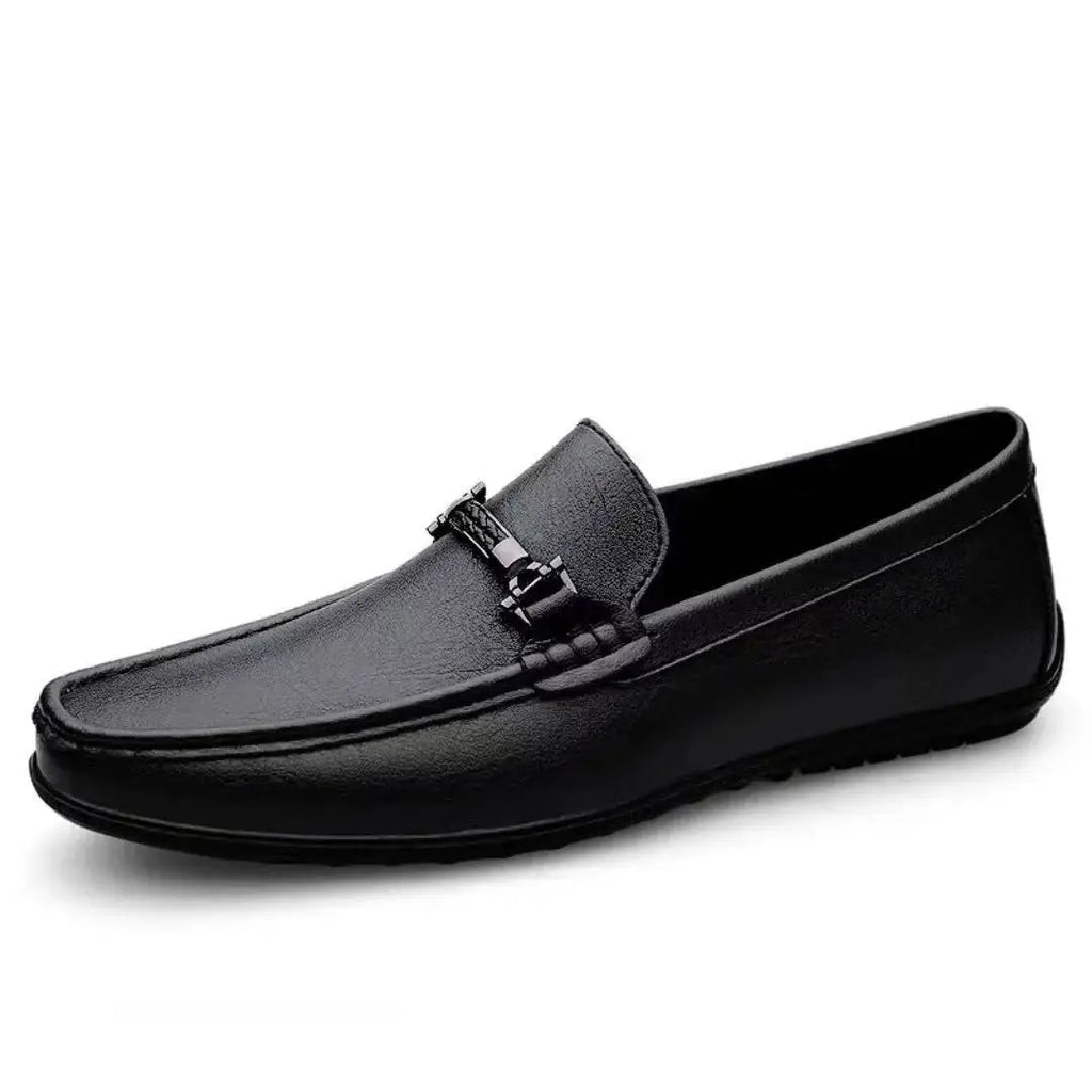 Mocassim Masculino de Couro Garenzi GZ299 confeccionado em couro premium, com palmilha macia, solado flexível e visual sofisticado.