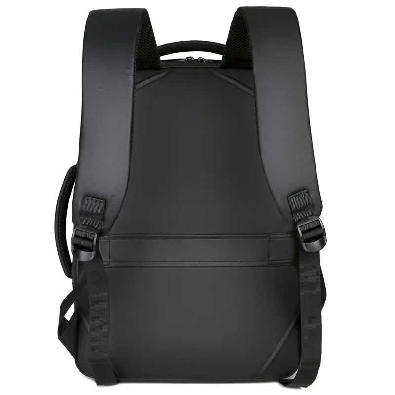 Mochila Executiva Garenzi GZ066 impermeável, com compartimento para notebook 15”, porta USB integrada e design moderno e funcional.