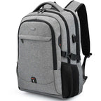 Mochila Executiva Garenzi GZ348 impermeável, com compartimento para notebook 17”, porta USB integrada, design executivo e alta capacidade.