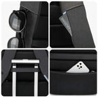 Mochila Executiva Garenzi GZ348 impermeável, com compartimento para notebook 17”, porta USB integrada, design executivo e alta capacidade.