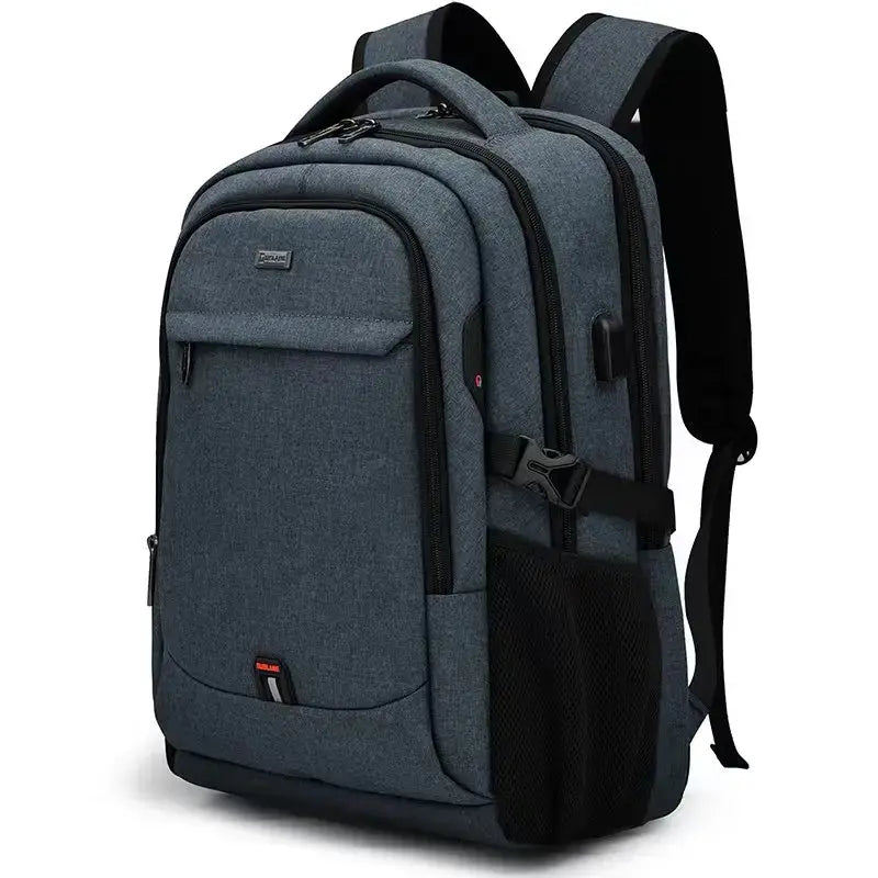 Mochila Executiva Garenzi GZ348 impermeável, com compartimento para notebook 17”, porta USB integrada, design executivo e alta capacidade.