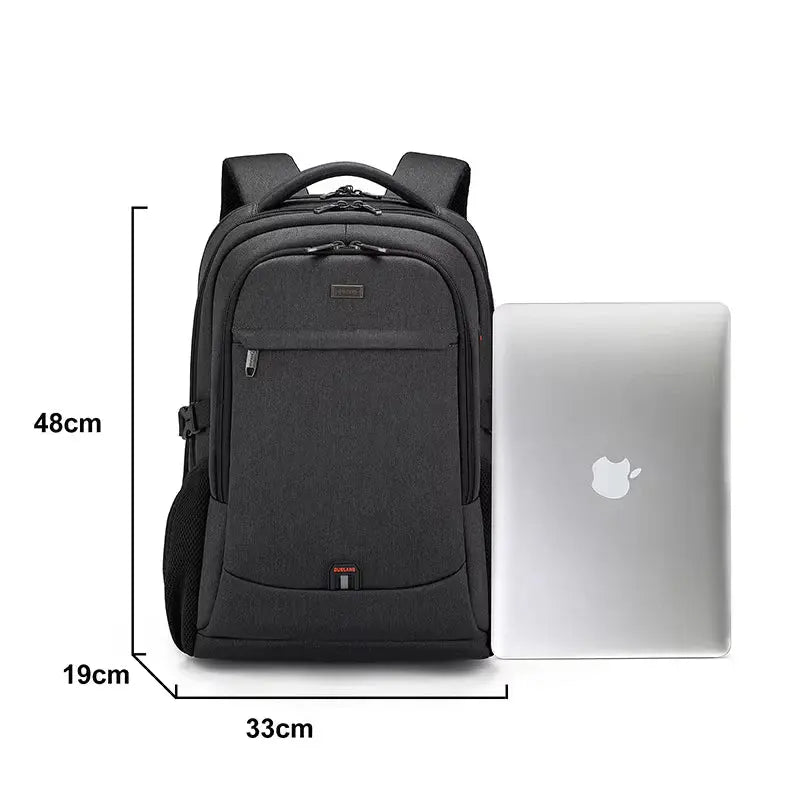 Mochila Executiva Garenzi GZ348 impermeável, com compartimento para notebook 17”, porta USB integrada, design executivo e alta capacidade.