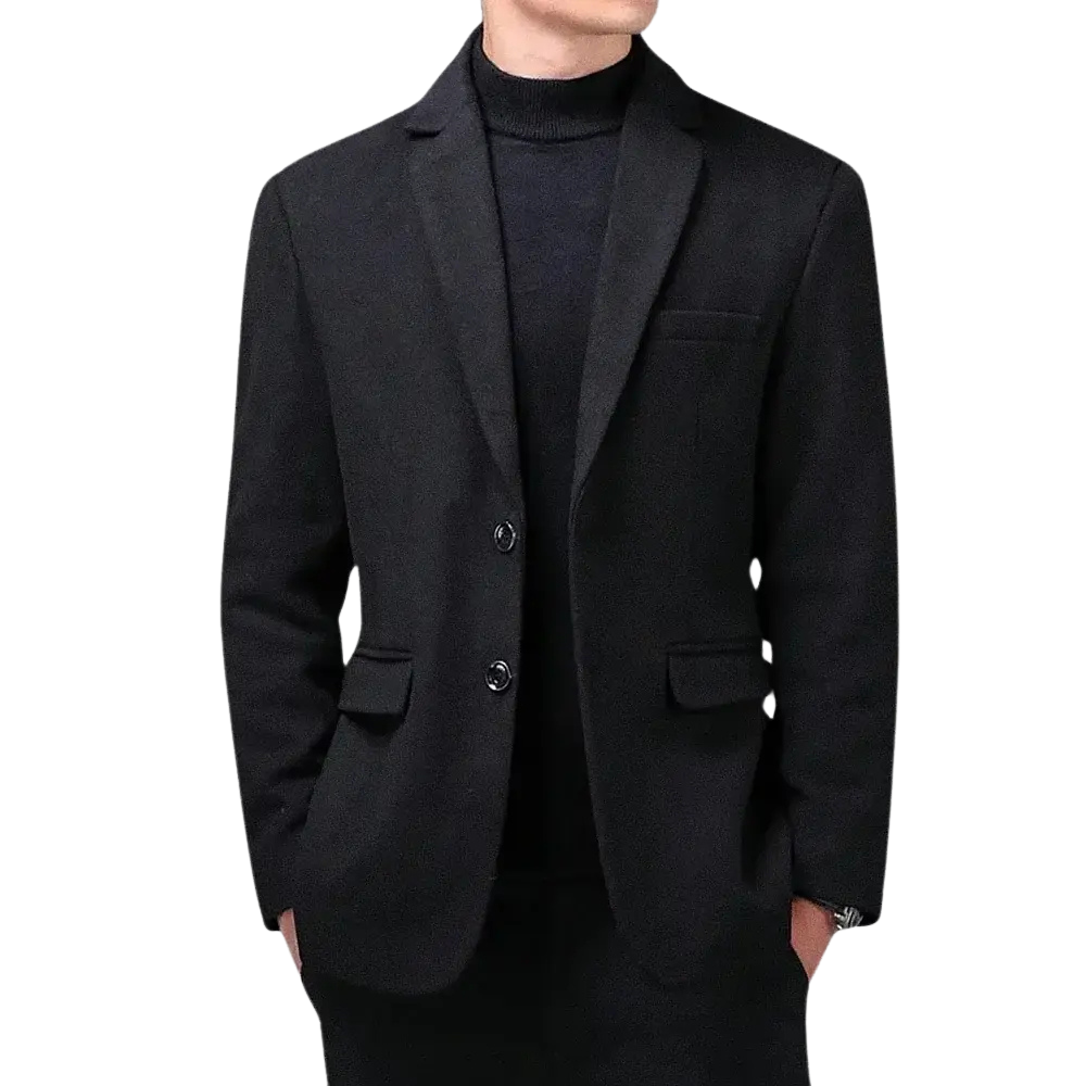 Blazer Masculino Slim Herrera Garenzi GZ061 com modelagem slim fit, acabamento refinado e design moderno ideal para looks elegantes em ocasiões profissionais e sociais.
