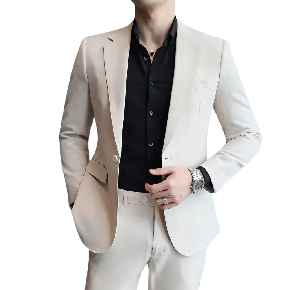 Blazer Masculino Vergast Garenzi GZ059 em caxemira com caimento elegante e acabamento de alfaiataria para visual formal e sofisticado.