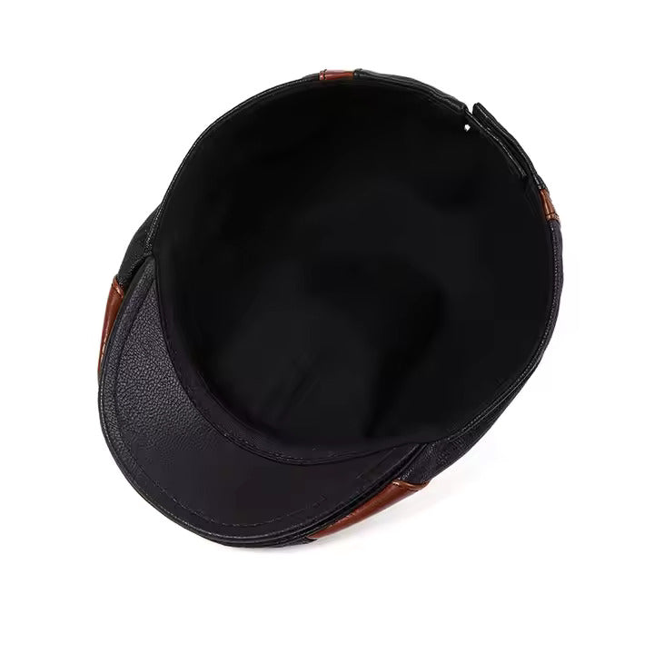 Boina Masculina de Couro Vintage Garenzi GZ273 Boina Masculina de Couro Vintage Garenzi GZ273