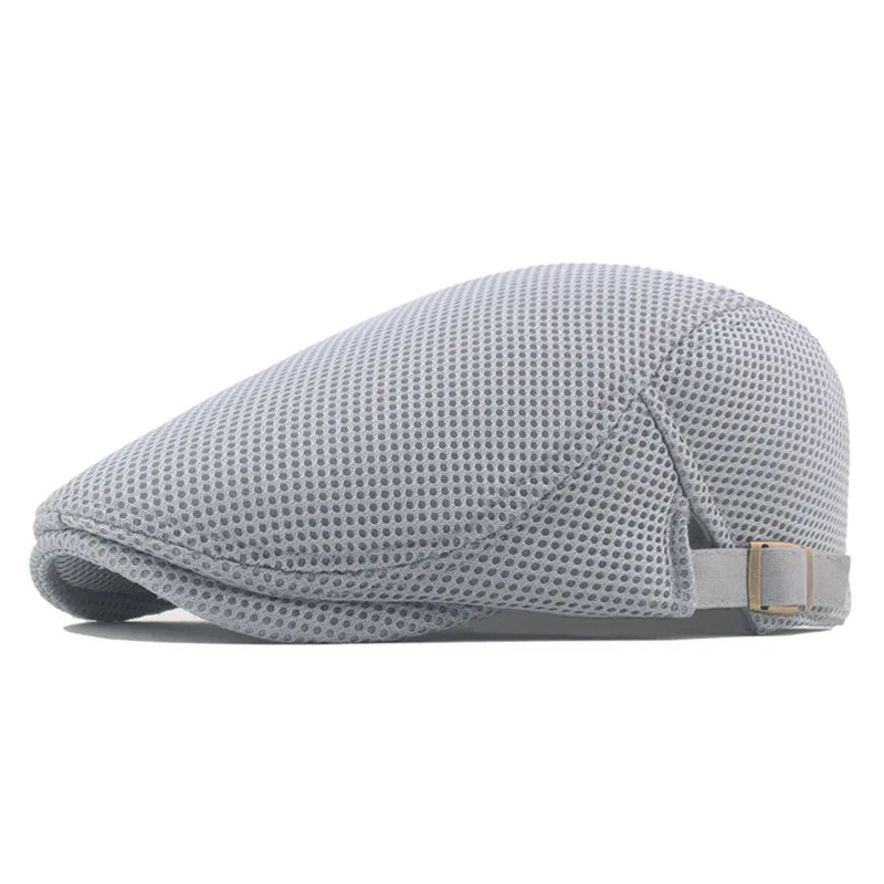 Boina Masculina Respirável Summer Garenzi GZ269 com tecido respirável, ajuste ergonômico e estilo moderno para visual elegante.