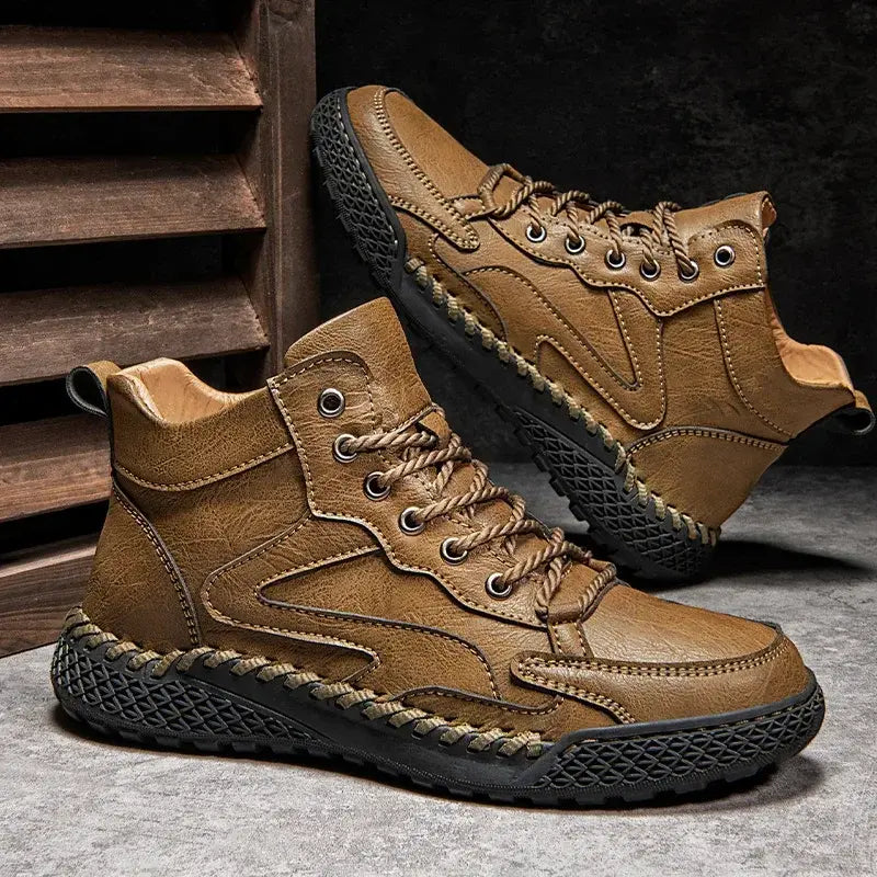 Bota Masculina de Couro Garenzi GZ294