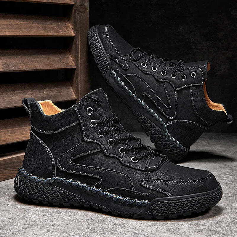 Bota Masculina de Couro Garenzi GZ294