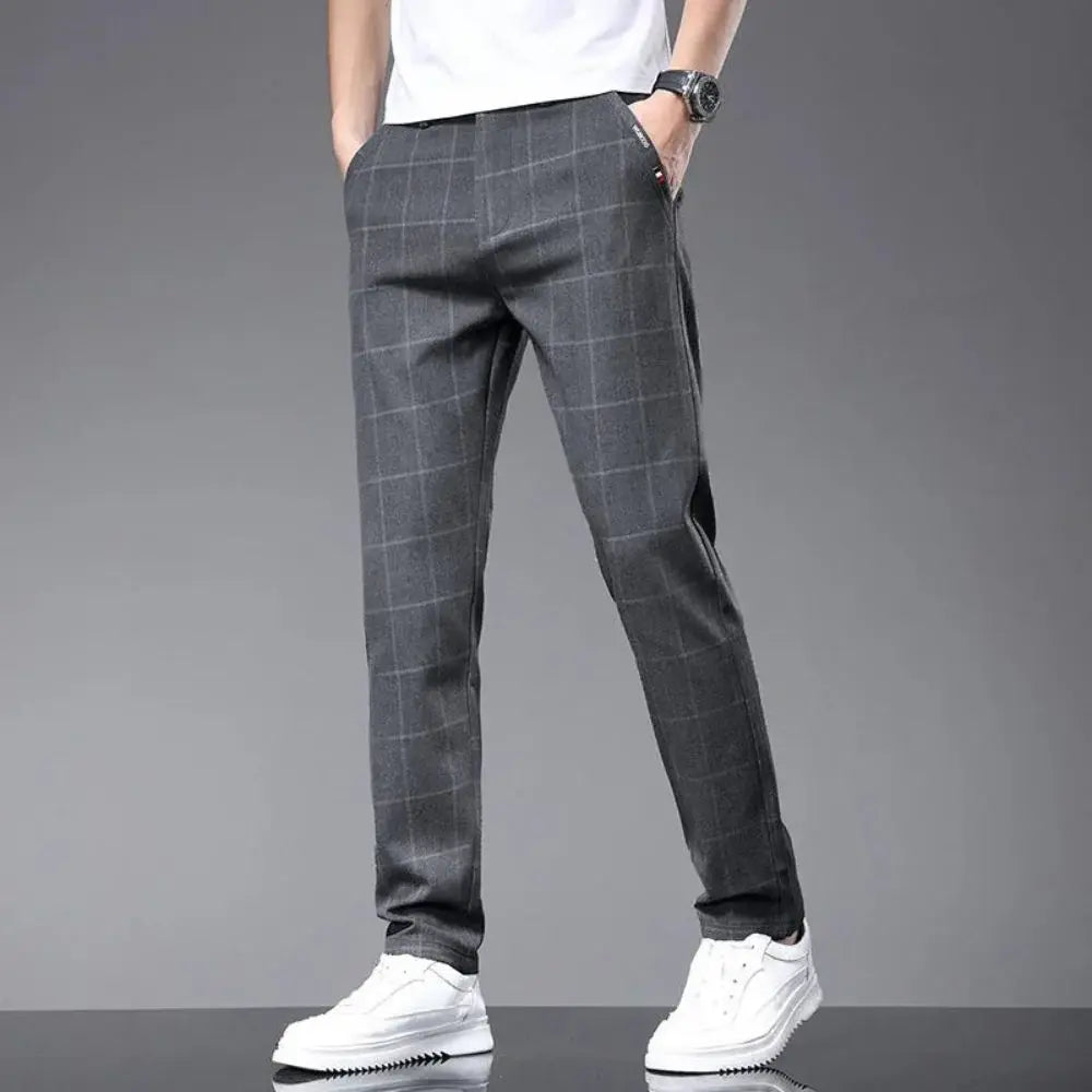 Calça Social Xadrez Masculina Garenzi GZ006