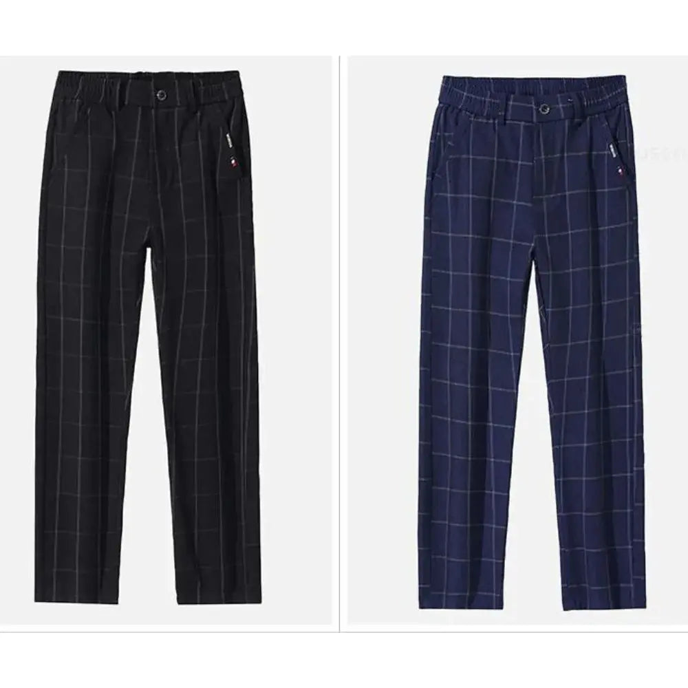 Calça Social Xadrez Masculina Garenzi GZ006