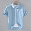 Camisa de Linho Masculina Garenzi GZ796