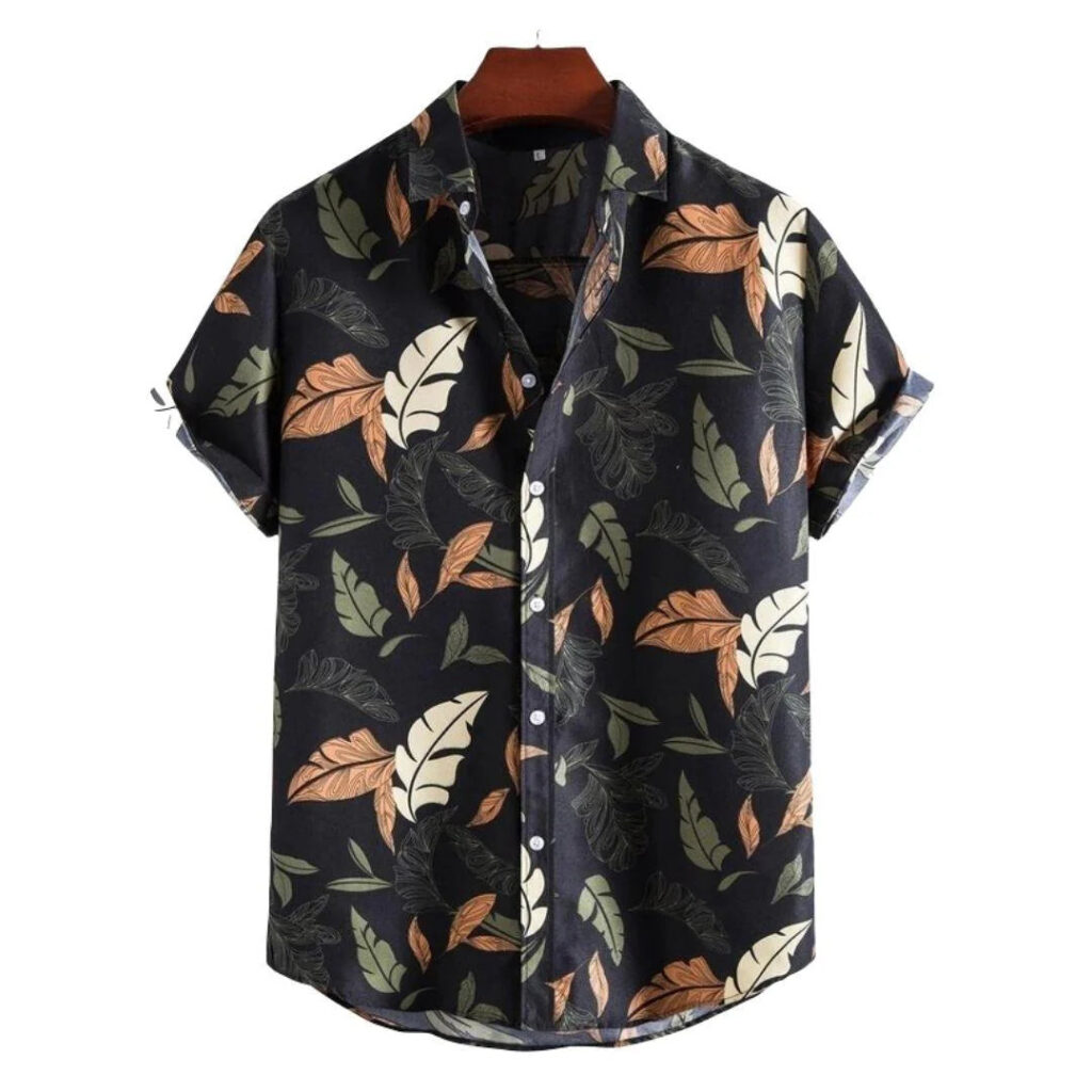 Camisa Manga Curta Autumn Garenzi GZ577 com estampas versáteis, caimento leve e estilo moderno para composições casuais e autênticas.