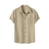 Camisa Manga Curta em Veludo Cotelê Garenzi GZ580