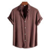 Camisa Manga Curta Lisa Everyday Garenzi GZ599