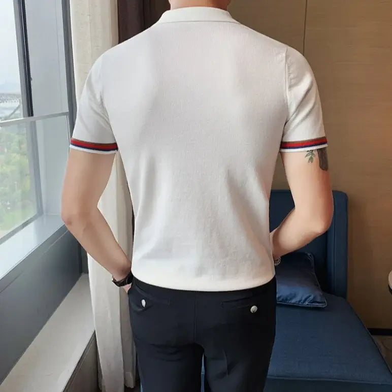 Camisa Polo Masculina Romenzi Puzzle RZ076 Camisa Polo Masculina Romenzi Puzzle RZ076