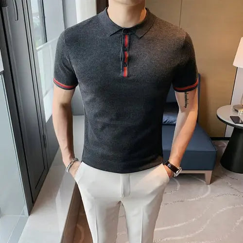 Camisa Polo Masculina Romenzi Puzzle RZ076 Camisa Polo Masculina Romenzi Puzzle RZ076
