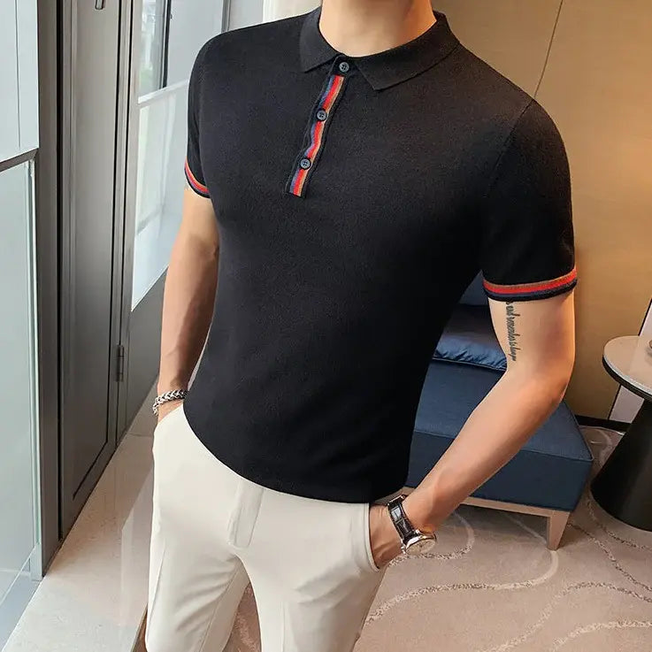Camisa Polo Masculina Romenzi Puzzle RZ076 Camisa Polo Masculina Romenzi Puzzle RZ076