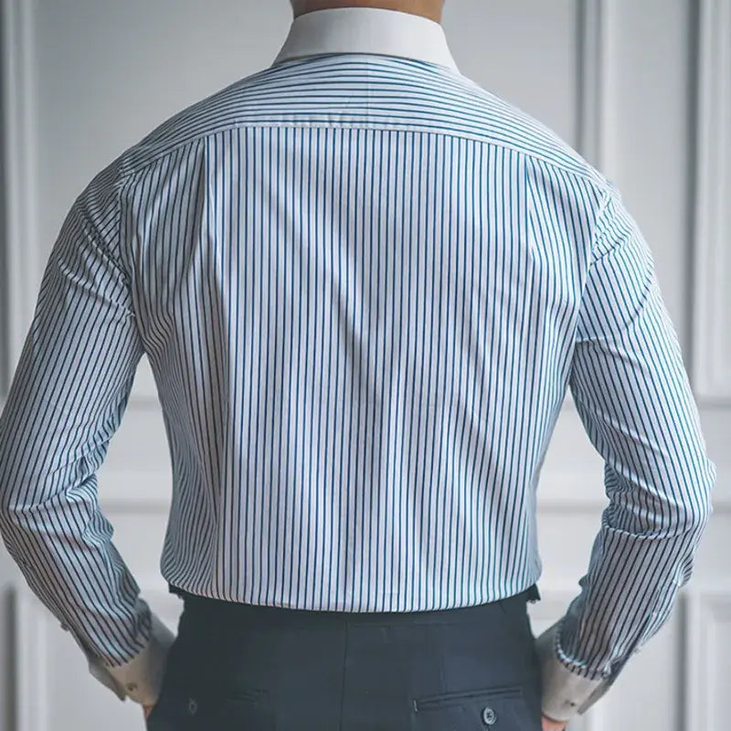 Camisa Social Listrada Masculina Garenzi GZ086