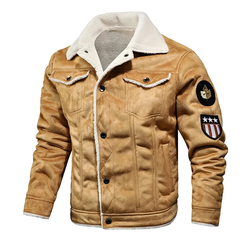 Jaqueta Masculina de Couro Harbe Garenzi GZ119