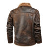 Jaqueta Masculina de Couro Harbe Garenzi GZ119