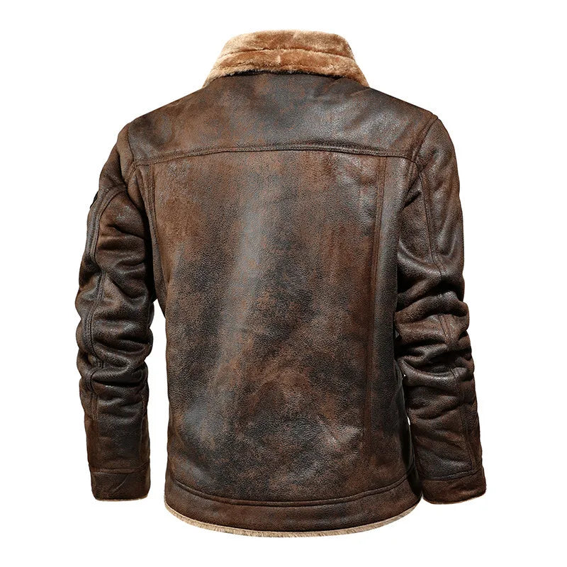 Jaqueta Masculina de Couro Harbe Garenzi GZ119