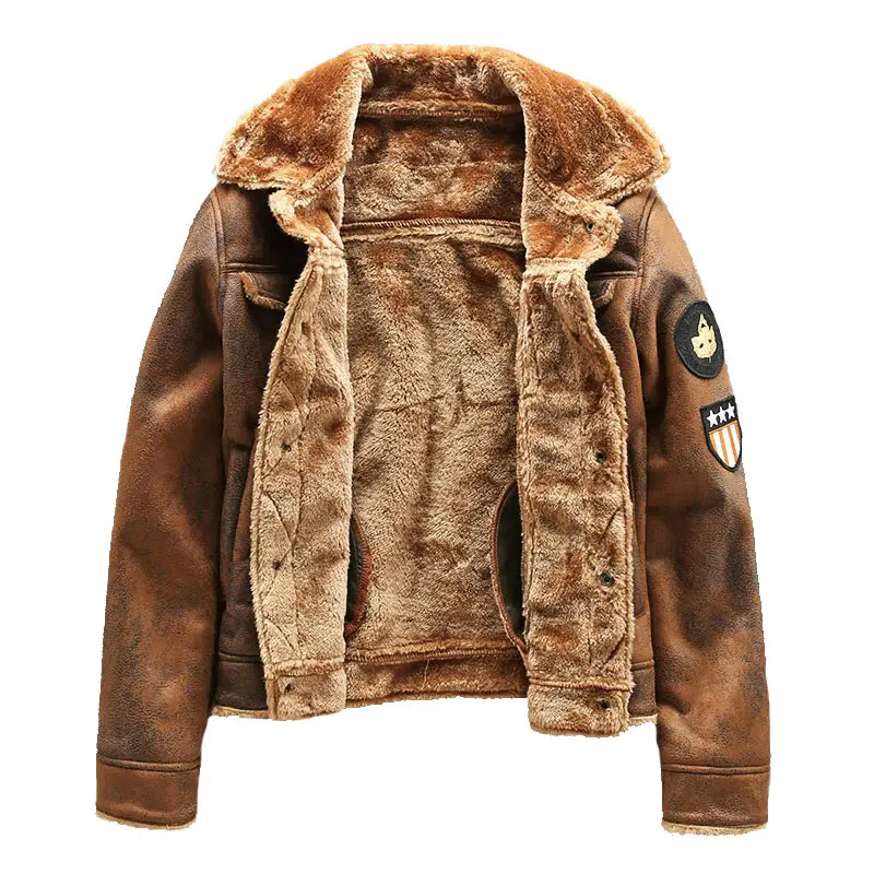 Jaqueta Masculina de Couro Harbe Garenzi GZ119