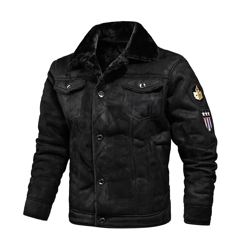 Jaqueta Masculina de Couro Harbe Garenzi GZ119