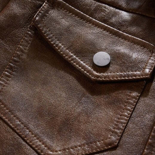 Jaqueta Masculina de Couro Original Garenzi GZ125