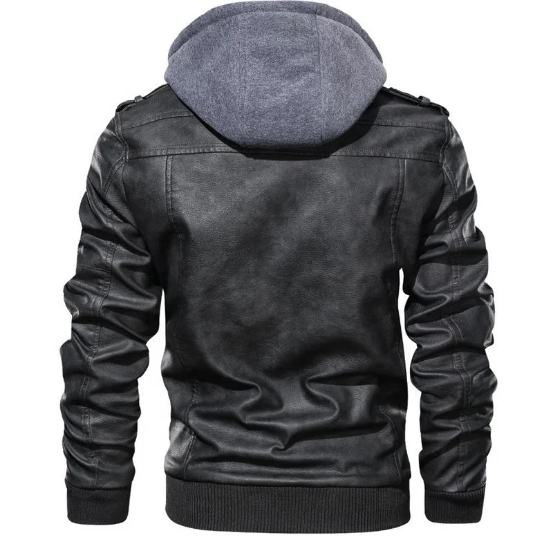 Jaqueta Masculina de Couro Original Garenzi GZ125