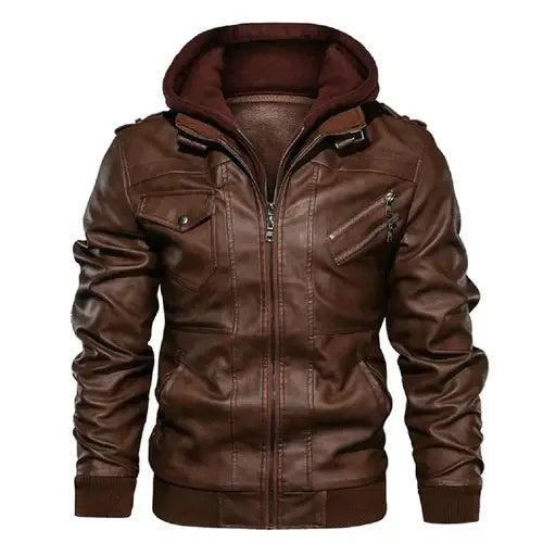 Jaqueta Masculina de Couro Original Garenzi GZ125