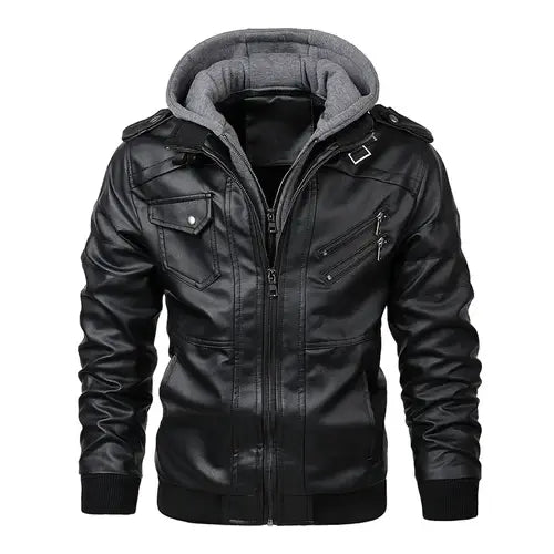 Jaqueta Masculina de Couro Original Garenzi GZ125