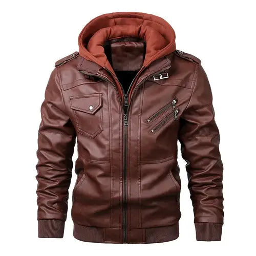 Jaqueta Masculina de Couro Original Garenzi GZ125