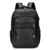 Mochila de Couro Masculina Garenzi GZ072 - Resistente à Água, com USB e Antifurto